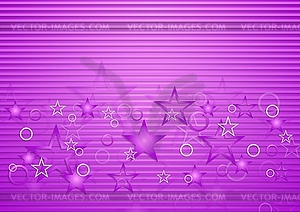 Bright purple concept design - vector clip art