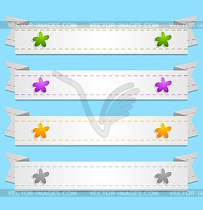 Abstract ribbons - vector clip art