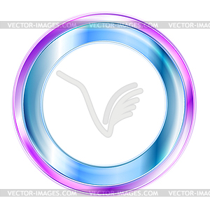 Элегантный блестящий круг логотип - клипарт в векторном формате