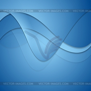 Elegant waves - vector image