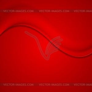 Bright red blurred background - vector clip art