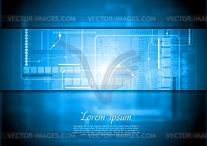 Hi-tech background. Gradient mesh - vector clipart