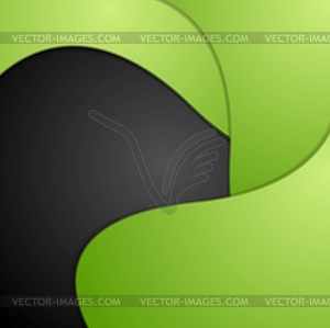 Abstract bright wavy background - vector image