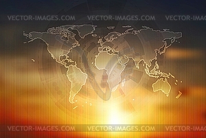 Abstract hi-tech background - vector image