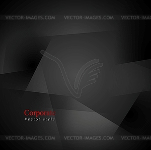 Abstract black shapes background - color vector clipart