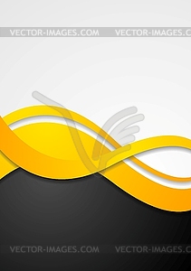 Abstract bright wavy background - vector clipart
