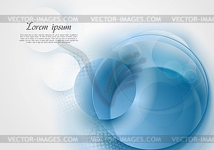 Abstract bright blue background - vector clipart