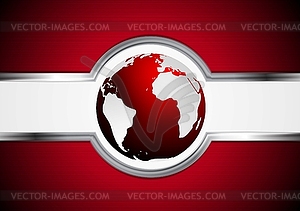 Abstract tech metallic background - vector clipart