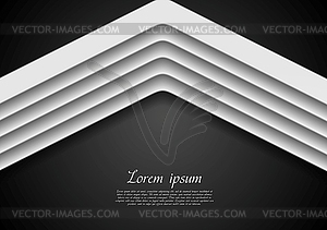 Abstract corporate background with arrows - vector image