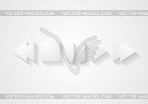 Media player abstract design - vector clip art