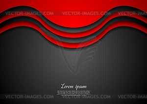 Abstract wavy corporate background - color vector clipart