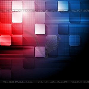 Tech modern bright background - vector clip art