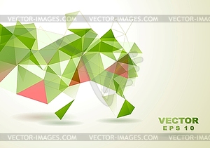 Bright geometrical background - vector image