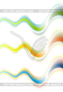 Абстрактный красочные волны фон - изображение в векторе / векторный клипарт