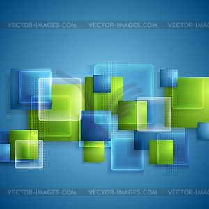 Bright glass transparent squares background - vector clipart / vector image