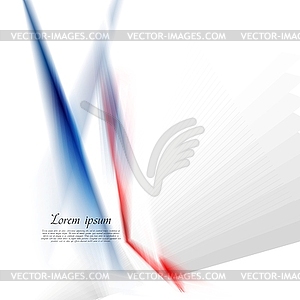 Abstract concept hi-tech blue red stripes background - vector clip art