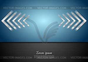 Corporate bright arrows background - royalty-free vector image