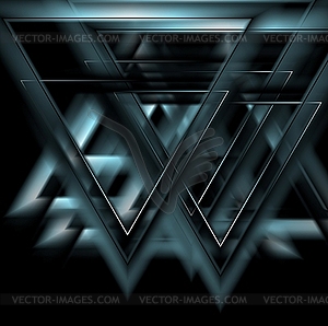 Glow tech background - vector clipart / vector image