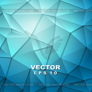 Tech geometry blue background - vector clipart