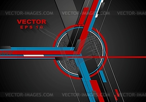 Абстрактный плоским техническое образование - векторное графическое изображение