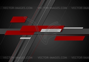 Dark tech minimal web design - vector clipart