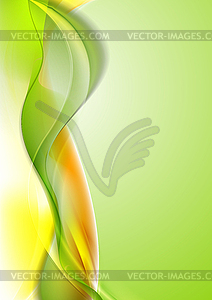 Bright shiny waves abstract background - vector image