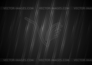 Black abstract stripes background - vector image