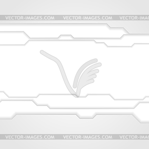 Abstract grey tech background - vector clip art