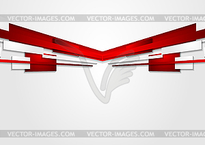 Абстрактный дизайн красный и белый технологии движения - изображение в векторе / векторный клипарт