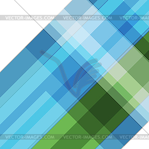 Abstract blue green geometric tech background - vector clipart