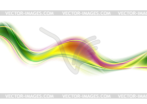 Abstract blurred colorful wave - royalty-free vector clipart