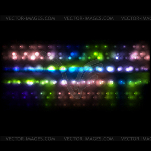 Colorful luminous bokeh festive background - vector clipart