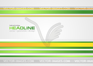 Abstract corporate design with bright stripes - vector clip art