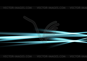 Light blue abstract luminous stripes - vector clip art