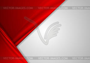 Abstract corporate red and grey background - vector image