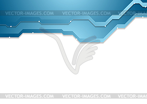 Abstract blue corporate hi-tech background - vector EPS clipart