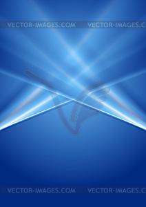 Abstract deep blue gradient background - vector image