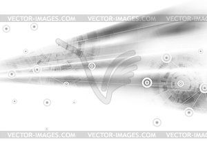 Светло-серый абстрактный фон технологии - рисунок в векторном формате