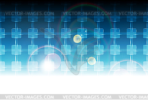 Blue vibrant tech background pattern - vector image