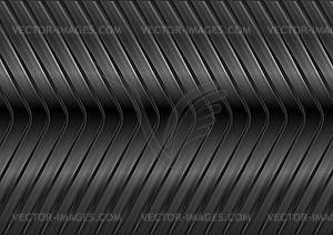 Black glossy metal arrows background - vector clipart