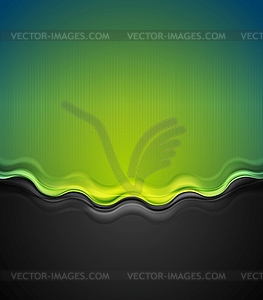 Abstract contrast wavy background - vector clip art