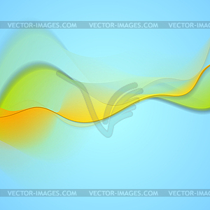 Абстрактный красочный фон размытым гладкой волны - изображение в векторе / векторный клипарт