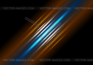 Bright glowing stripes abstract background - vector clip art