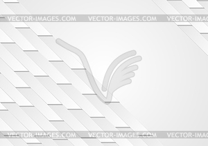 Grey abstract geometric tech background - vector clipart