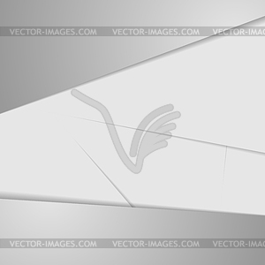 Grey abstract corporate background - vector image