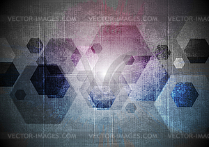Abstract grunge geometric background - vector clip art