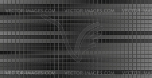 Dark grey pixelated squares mosaic background - vector image