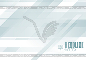 Minimal blue abstract tech corporate background - stock vector clipart