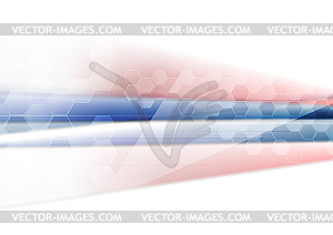 Abstract geometric technology concept background - vector image