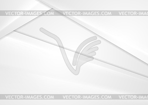 Abstract grey stripes tech corporate background - vector image